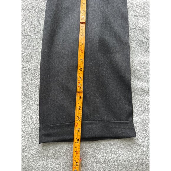 Jos A Bank Suit Mens 40R Charcoal Gray Wool Classic Blazer 33x329 Pants Set FLAW - Picture 10 of 16